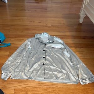 Faux Silk Pijama Shirt